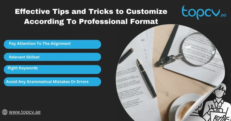 cv formate uae